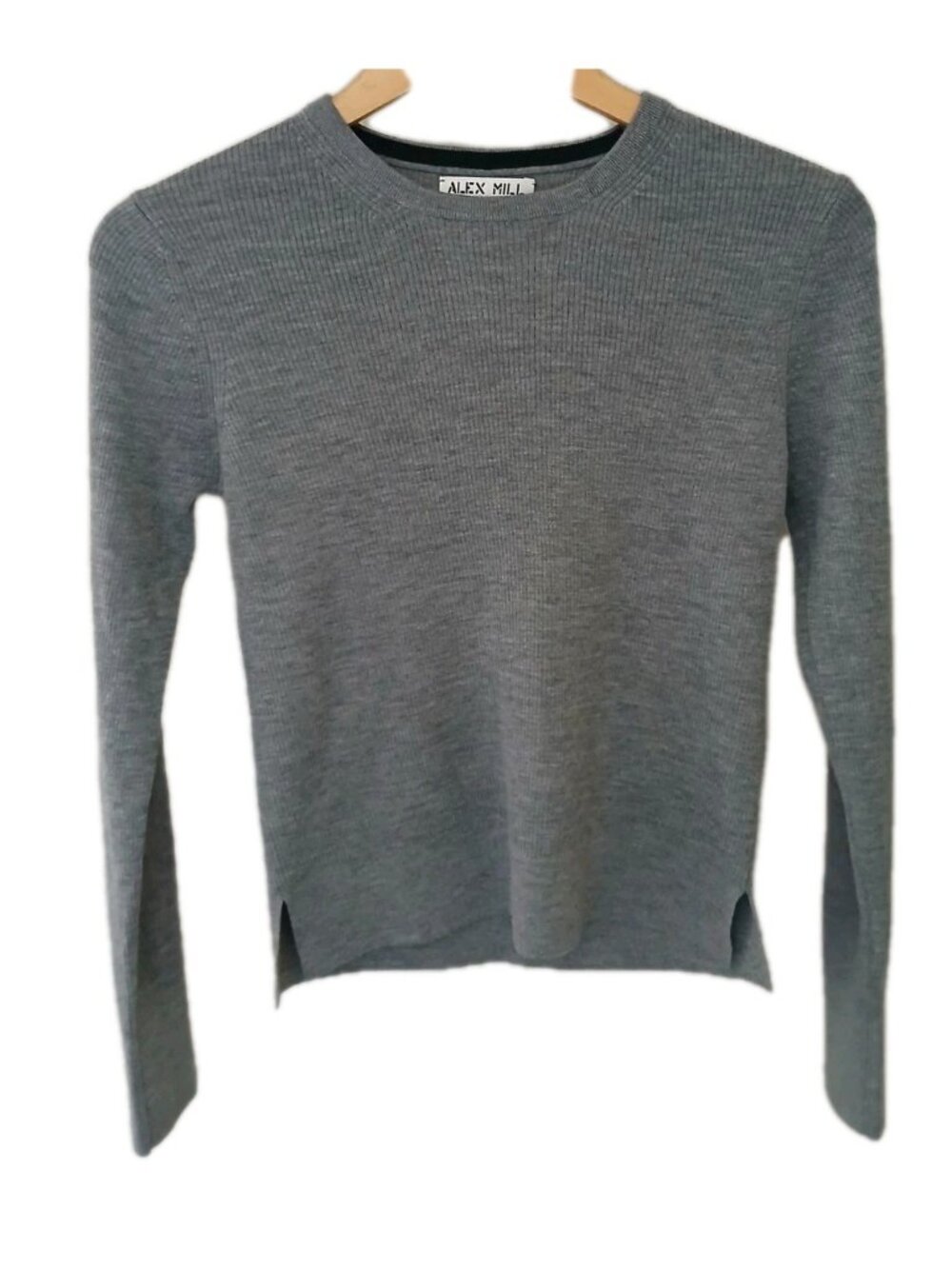 Alex Mill Ava 100% Wool Ribbed Sweater
